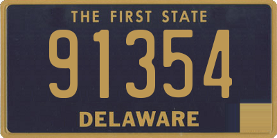 DE license plate 91354