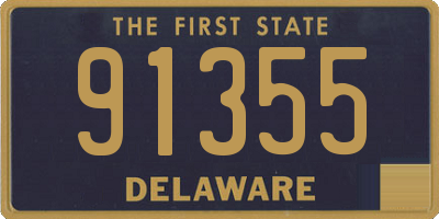 DE license plate 91355