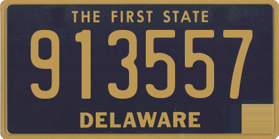 DE license plate 913557