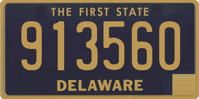DE license plate 913560