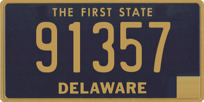 DE license plate 91357