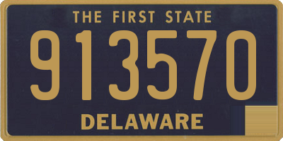 DE license plate 913570