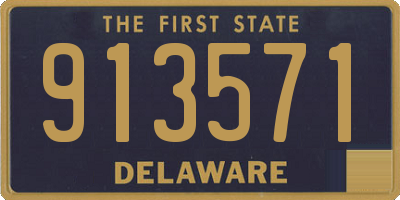 DE license plate 913571