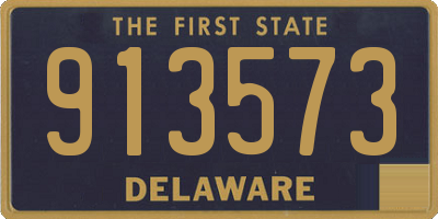 DE license plate 913573