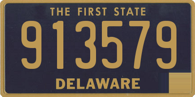 DE license plate 913579