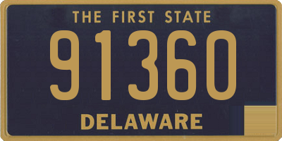DE license plate 91360
