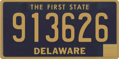 DE license plate 913626