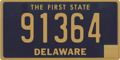 DE license plate 91364