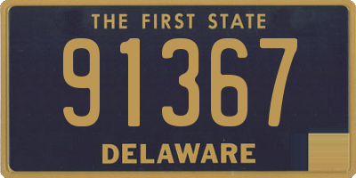 DE license plate 91367