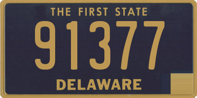 DE license plate 91377