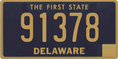 DE license plate 91378