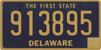 DE license plate 913895