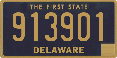 DE license plate 913901
