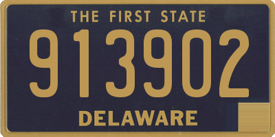 DE license plate 913902