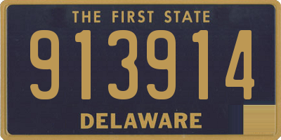 DE license plate 913914
