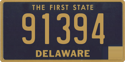 DE license plate 91394