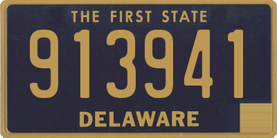 DE license plate 913941