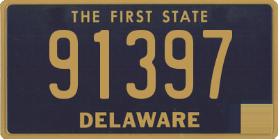DE license plate 91397