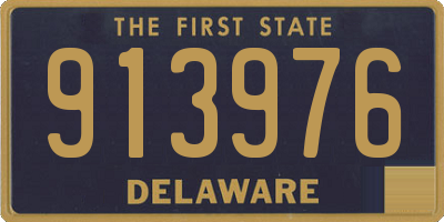 DE license plate 913976