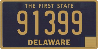 DE license plate 91399