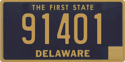 DE license plate 91401