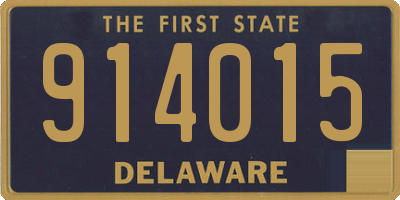 DE license plate 914015