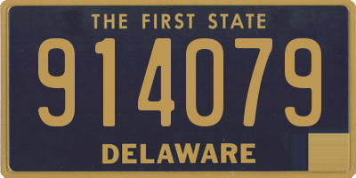 DE license plate 914079