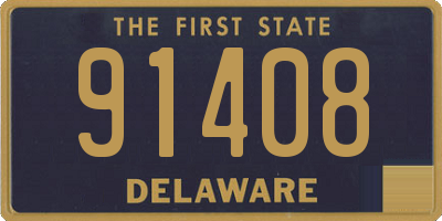 DE license plate 91408