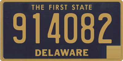 DE license plate 914082