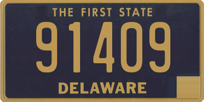 DE license plate 91409