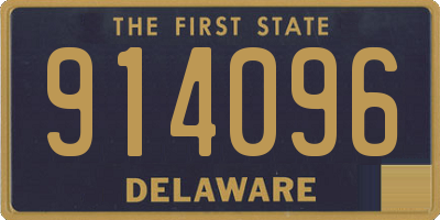 DE license plate 914096