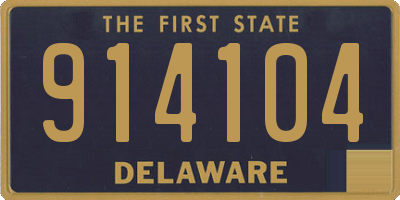 DE license plate 914104