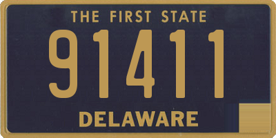 DE license plate 91411