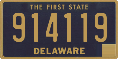 DE license plate 914119
