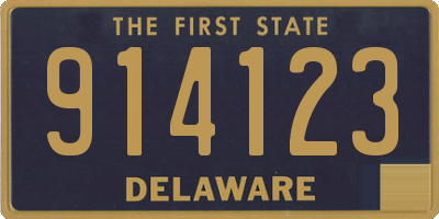 DE license plate 914123