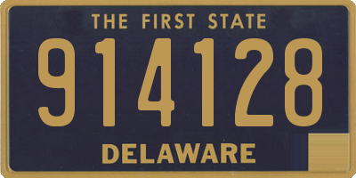 DE license plate 914128