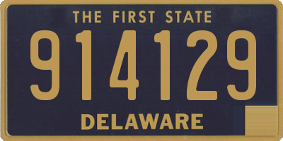 DE license plate 914129