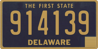 DE license plate 914139