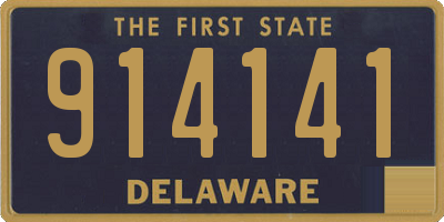 DE license plate 914141