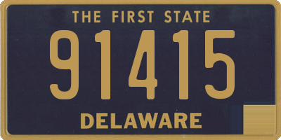DE license plate 91415