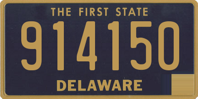 DE license plate 914150
