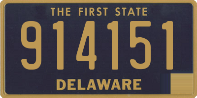 DE license plate 914151
