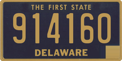 DE license plate 914160