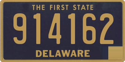DE license plate 914162