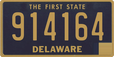 DE license plate 914164
