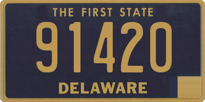 DE license plate 91420