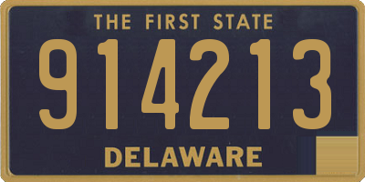 DE license plate 914213