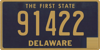 DE license plate 91422