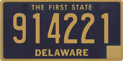 DE license plate 914221