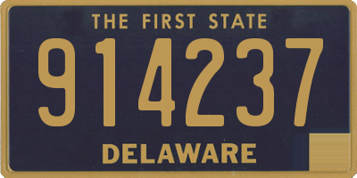DE license plate 914237